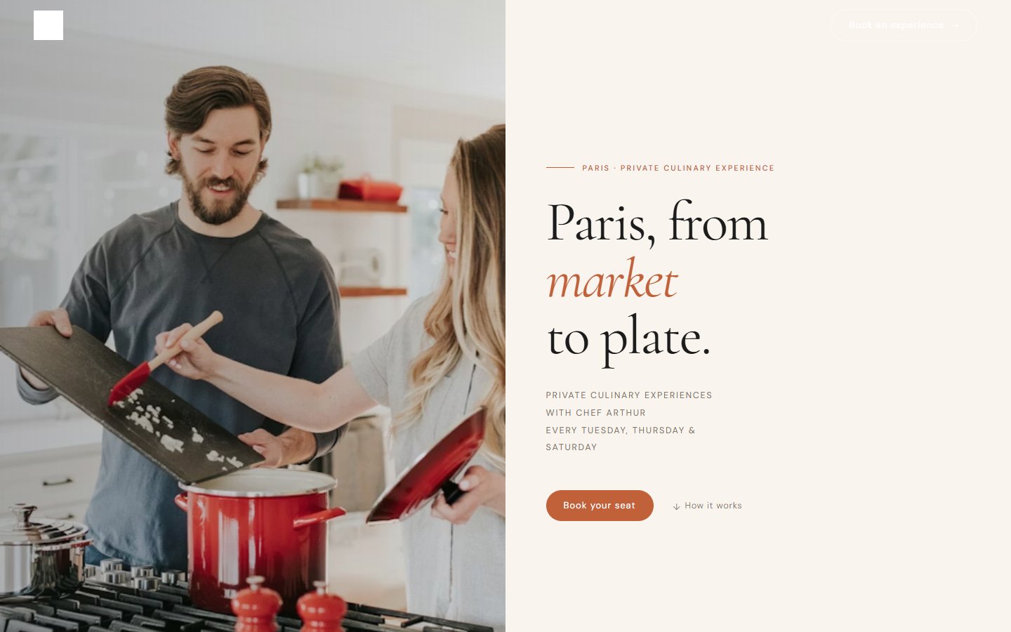Les Popotes d'Arthur — Restaurant website built by BuildMySite